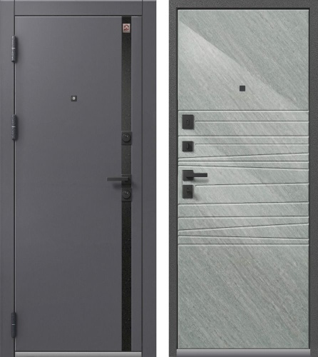 Центурион LUX-5-2024 Антрацит муар+МДФ Кашемир графит-Эверест (глянец)